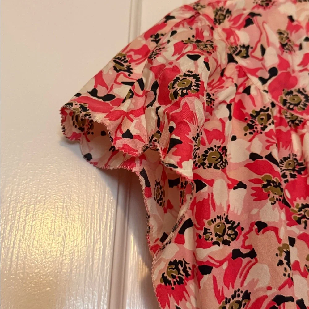 Juicy Couture Pink Floral Midi Dress - Picture 6 of 6